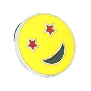 FUN Emoji Enamel Pins - Star Smiley Face